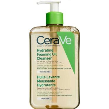 CeraVe fugtgivende skummende renseolie 473ml