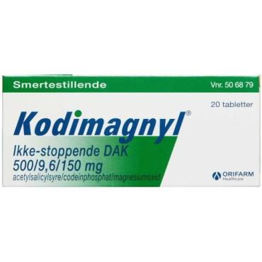 Kodimagnyl® Ikke-stoppende "DAK", komb. 20 STK  +18 år