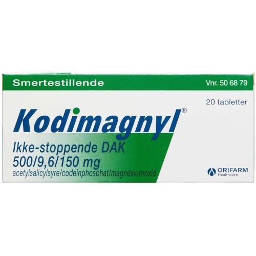 Kodimagnyl® Ikke-stoppende "DAK", komb. 20 STK  +18 år