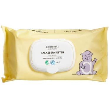 Apotekets Baby Vaskeservietter 60 stk.